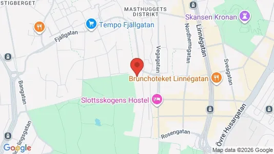 Lägenheter att hyra i Majorna-Linné - kort over placeringen