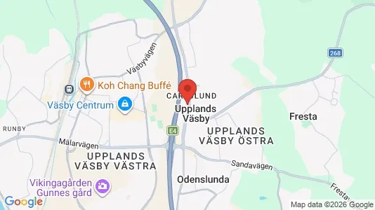 Lägenheter att hyra i Upplands Väsby - kort over placeringen