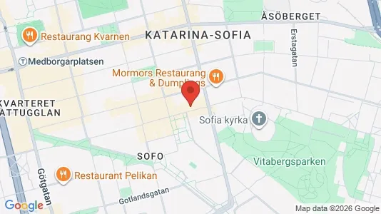 Lägenheter att hyra i Södermalm - kort over placeringen