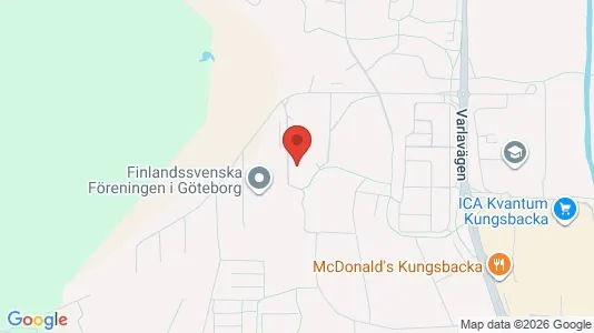 Lägenheter att hyra i Kungsbacka - kort over placeringen