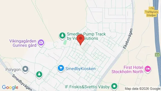 Lägenheter att hyra i Upplands Väsby - kort over placeringen