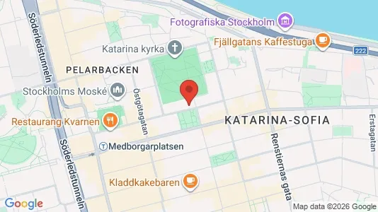 Lägenheter att hyra i Södermalm - kort over placeringen