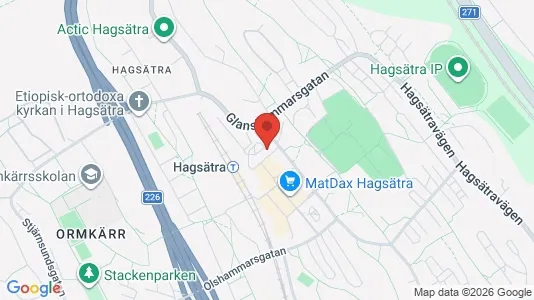 Lägenheter att hyra i Söderort - kort over placeringen