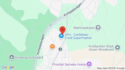 Lägenheter att hyra i Göteborg Östra - kort over placeringen