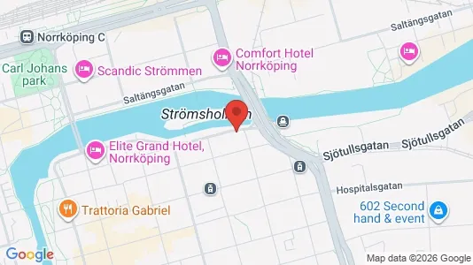 Lägenheter att hyra i Norrköping - kort over placeringen