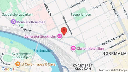Lägenheter att hyra i Stockholm Innerstad - kort over placeringen