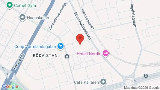 Lägenheter att hyra i Norrköping - kort over placeringen