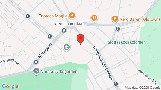 Lägenheter att hyra i Majorna-Linné - kort over placeringen