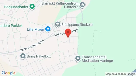 Lägenheter att hyra i Haninge - kort over placeringen