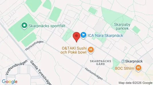 Lägenheter att hyra i Söderort - kort over placeringen