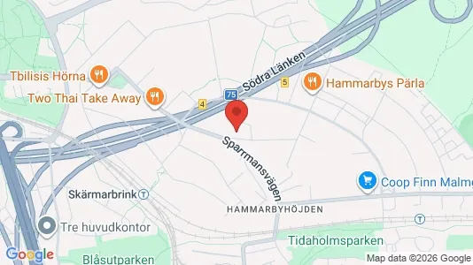 Lägenheter att hyra i Söderort - kort over placeringen