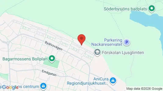 Lägenheter att hyra i Söderort - kort over placeringen