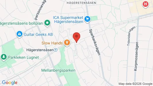 Lägenheter att hyra i Söderort - kort over placeringen