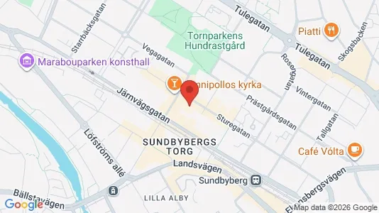 Lägenheter att hyra i Sundbyberg - kort over placeringen