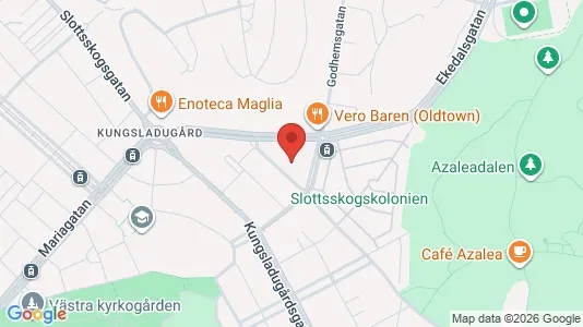 Lägenheter att hyra i Majorna-Linné - kort over placeringen