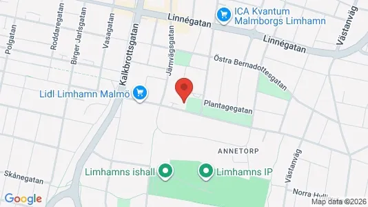Lägenheter att hyra i Limhamn/Bunkeflo - kort over placeringen