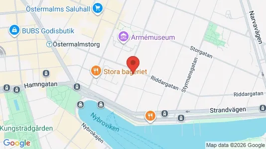 Lägenheter att hyra i Östermalm - kort over placeringen