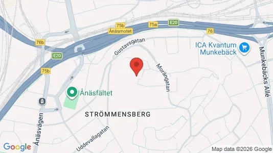 Lägenheter att hyra i Örgryte-Härlanda - kort over placeringen