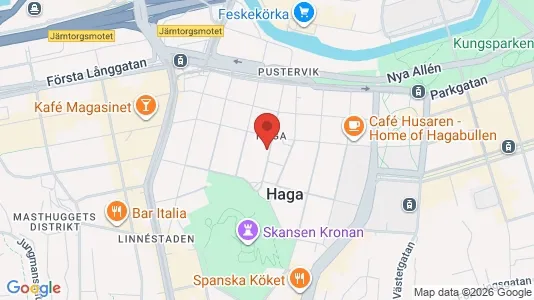 Lägenheter att hyra i Göteborg Centrum - kort over placeringen