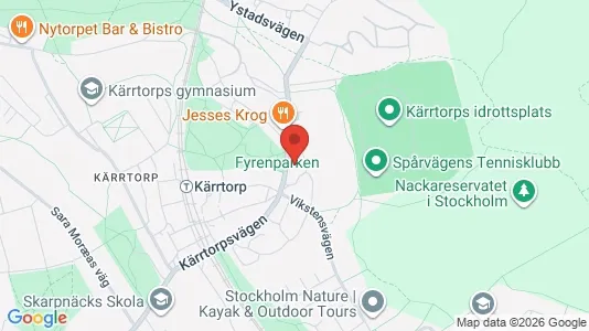 Lägenheter att hyra i Söderort - kort over placeringen