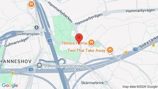 Lägenheter att hyra i Söderort - kort over placeringen