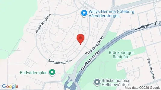 Lägenheter att hyra i Västra hisingen - kort over placeringen