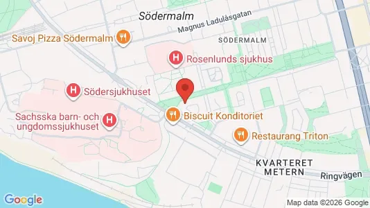 Lägenheter att hyra i Södermalm - kort over placeringen
