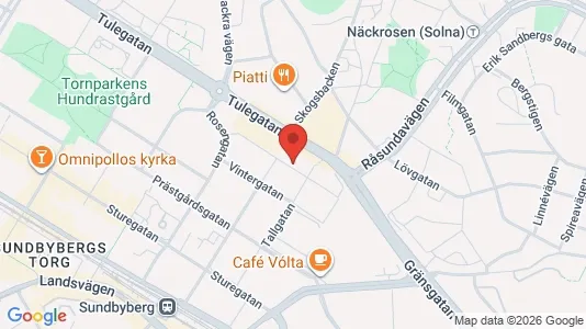 Lägenheter att hyra i Sundbyberg - kort over placeringen