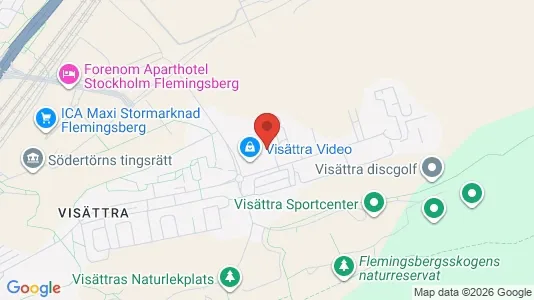 Lägenheter att hyra i Huddinge - kort over placeringen