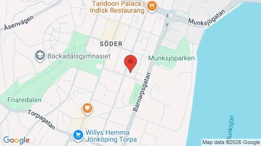 Lägenheter att hyra i Jönköping - kort over placeringen