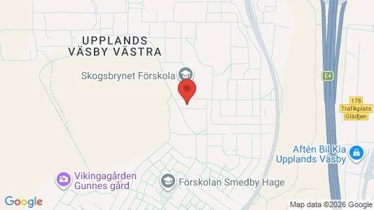 Lägenheter att hyra i Upplands Väsby - kort over placeringen