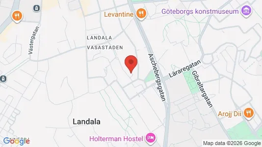Lägenheter att hyra i Göteborg Centrum - kort over placeringen