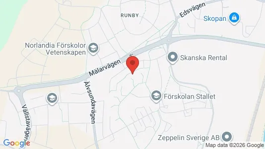 Lägenheter att hyra i Upplands Väsby - kort over placeringen