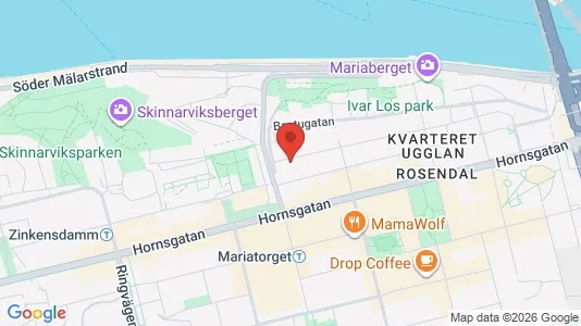 Lägenheter att hyra i Södermalm - kort over placeringen
