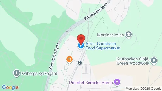 Lägenheter att hyra i Göteborg Östra - kort over placeringen