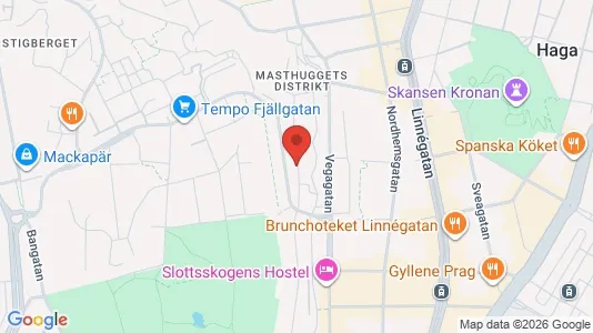 Lägenheter att hyra i Göteborg Centrum - kort over placeringen