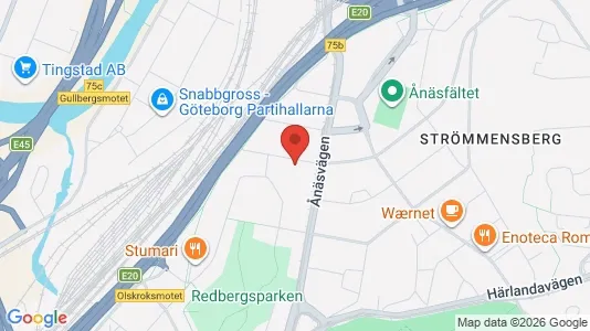 Lägenheter att hyra i Örgryte-Härlanda - kort over placeringen