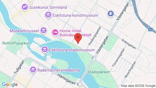 Lägenheter att hyra i Eskilstuna - kort over placeringen