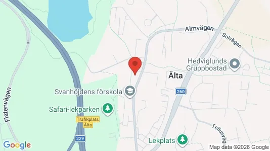 Lägenheter att hyra i Nacka - kort over placeringen