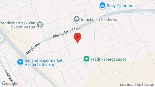 Lägenheter att hyra i Västerås - kort over placeringen