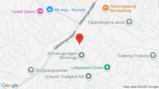 Lägenheter att hyra i Salem - kort over placeringen