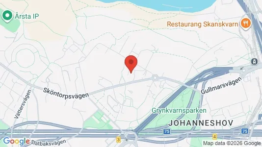 Lägenheter att hyra i Hammarbyhamnen - kort over placeringen
