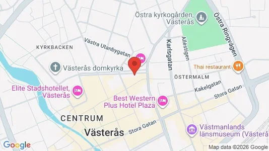 Lägenheter att hyra i Västerås - kort over placeringen