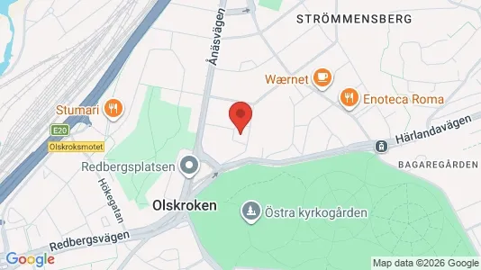 Lägenheter att hyra i Örgryte-Härlanda - kort over placeringen