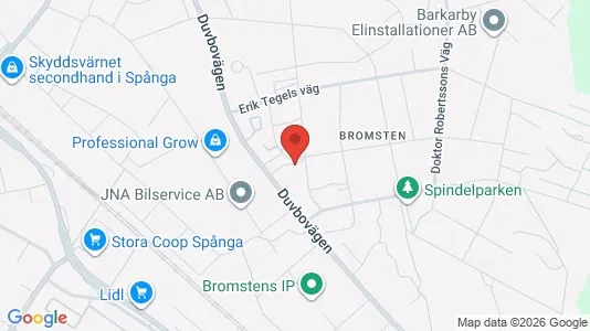 Lägenheter att hyra i Västerort - kort over placeringen
