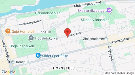 Lägenheter att hyra i Södermalm - kort over placeringen