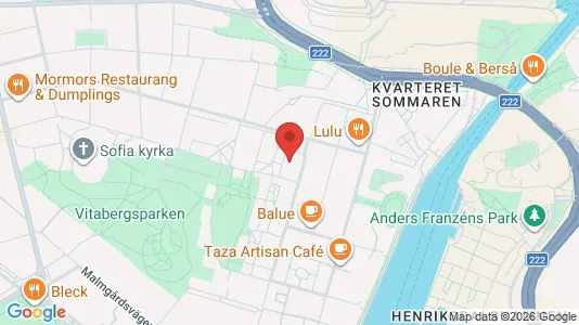 Lägenheter att hyra i Södermalm - kort over placeringen