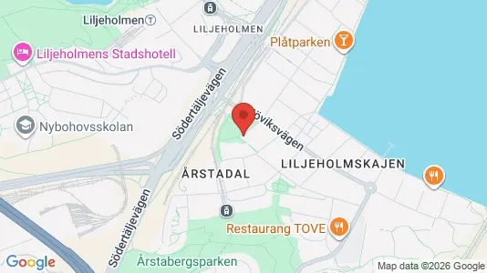 Lägenheter att hyra i Södermalm - kort over placeringen