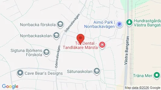 Lägenheter att hyra i Sigtuna - kort over placeringen
