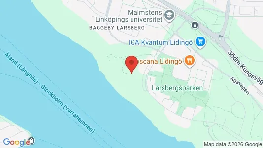 Lägenheter att hyra i Lidingö - kort over placeringen